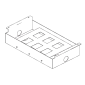Double sided Horizontal Cable Manager 14